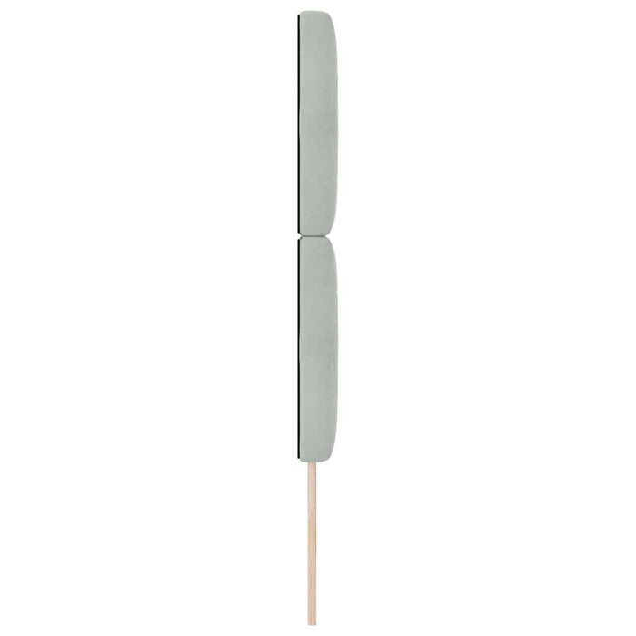 Tăblie din Catifea Argyle Manual Gri deschis 80 cm Catifea - WALTI WALTI