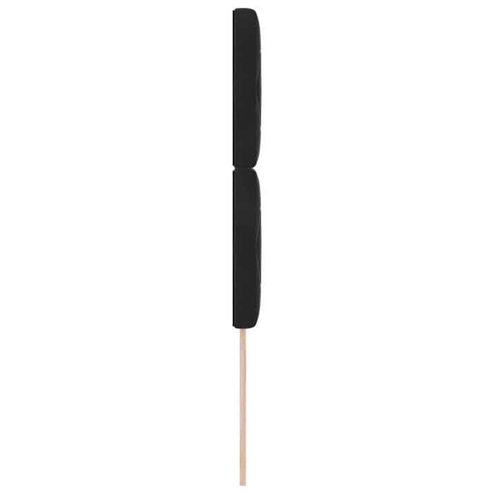 Tăblie cap Negru 100 cm Catifea - WALTI WALTI