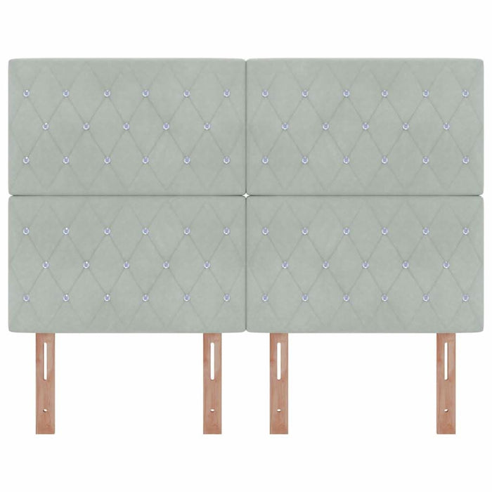 Tăblie din Catifea Argyle Manual Gri deschis 140 cm Catifea - WALTI WALTI