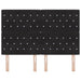Tăblie cap cu headboard Negru 160 cm Piele artificială - WALTI WALTI