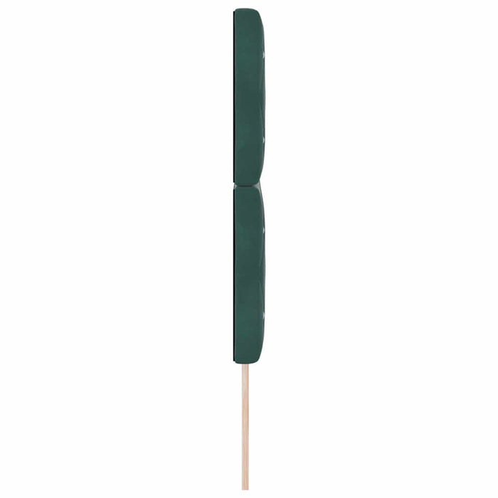 Tăblie cap Verde închis 160 cm Catifea WALTI