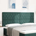 Tăblie cap cu headboard Verde închis 200 cm Piele artificială - WALTI WALTI