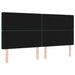Tăblie cap cu headboard Verde închis 200 cm Piele artificială - WALTI WALTI