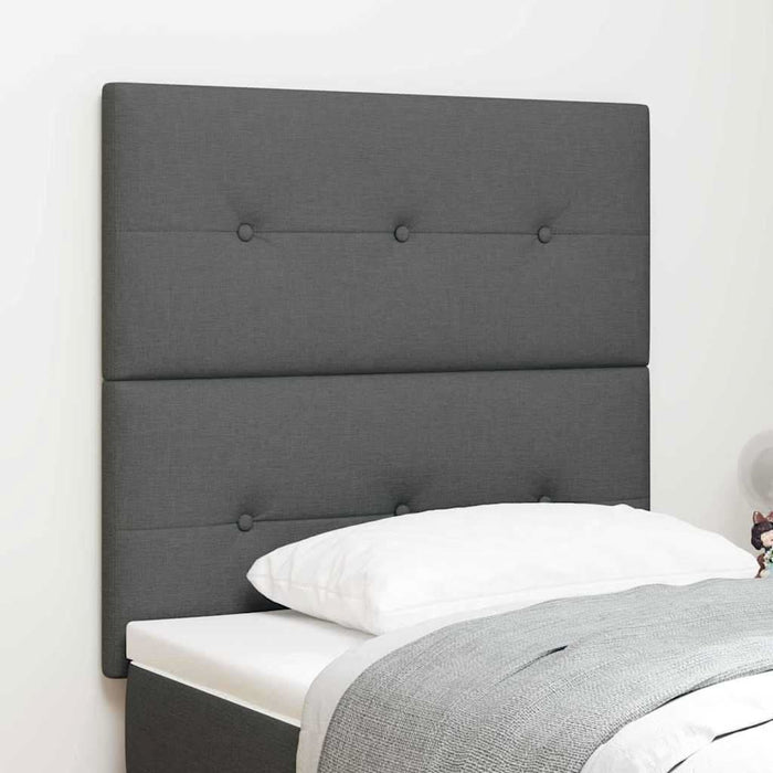 Tăblie cap cu headboard Manual Gri închis 80 cm țesătură - WALTI WALTI