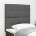 Tăblie cap cu headboard Manual Gri închis 80 cm țesătură - WALTI WALTI