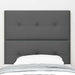 Tăblie cap cu headboard Manual Gri închis 80 cm țesătură - WALTI WALTI