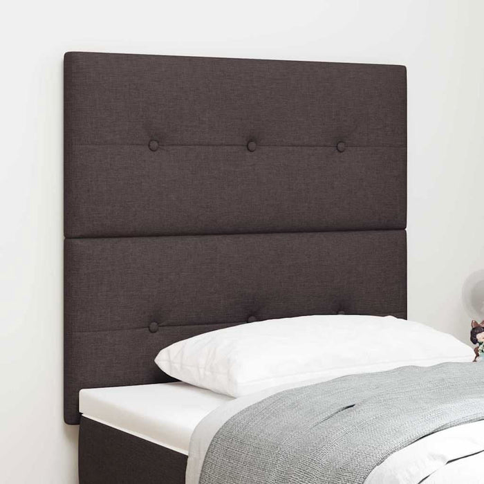 Tăblie cap cu headboard Maro închis 80 cm Piele artificială - WALTI WALTI
