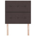 Tăblie cap cu headboard Maro închis 80 cm Piele artificială - WALTI WALTI