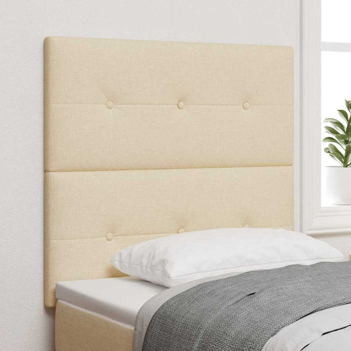 Tăblie cap cu headboard Crem 80 cm Piele artificială - WALTI WALTI