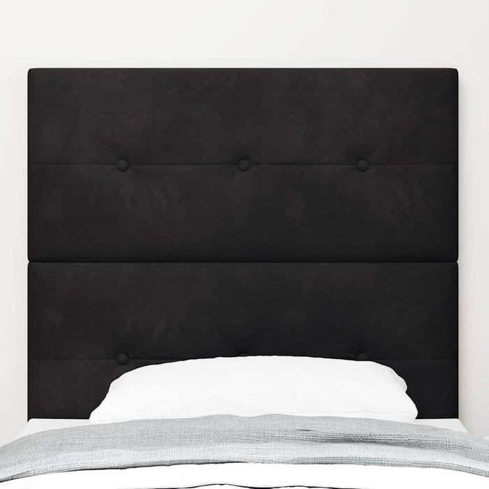 Tăblie cap cu headboard Negru 80 cm Piele artificială - WALTI WALTI