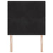 Tăblie cap cu headboard Negru 80 cm Piele artificială - WALTI WALTI