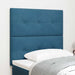 Tăblie cap cu headboard Albastru închis 80 cm Piele artificială - WALTI WALTI