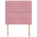 Tăblie cap cu headboard Roz 80 cm Piele artificială - WALTI WALTI