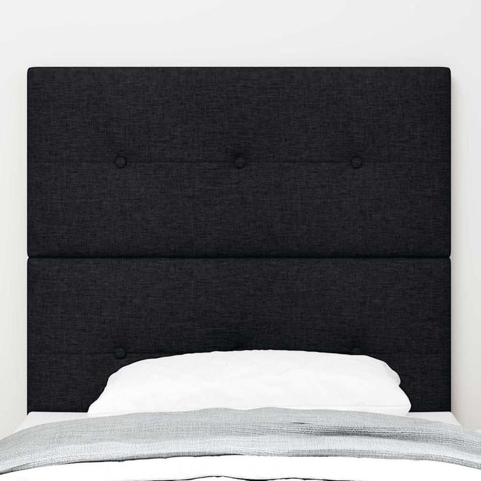 Tăblie cap cu headboard Negru 90 cm Piele artificială - WALTI WALTI