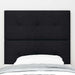 Tăblie cap cu headboard Negru 90 cm Piele artificială - WALTI WALTI