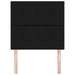 Tăblie cap cu headboard Negru 90 cm Piele artificială - WALTI WALTI