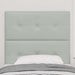 Tăblie cap cu headboard Gri deschis 90 cm Piele artificială - WALTI WALTI