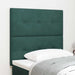 Tăblie cap cu headboard Verde închis 90 cm Piele artificială - WALTI WALTI