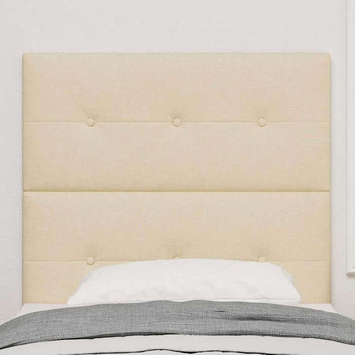 Tăblie cap cu headboard Crem 100 cm Piele artificială - WALTI WALTI