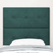 Tăblie cap cu headboard Verde închis 100 cm Piele artificială - WALTI WALTI
