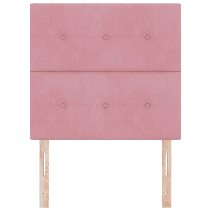 Tăblie cap cu headboard Roz 100 cm Piele artificială - WALTI WALTI