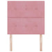 Tăblie cap cu headboard Roz 100 cm Piele artificială - WALTI WALTI