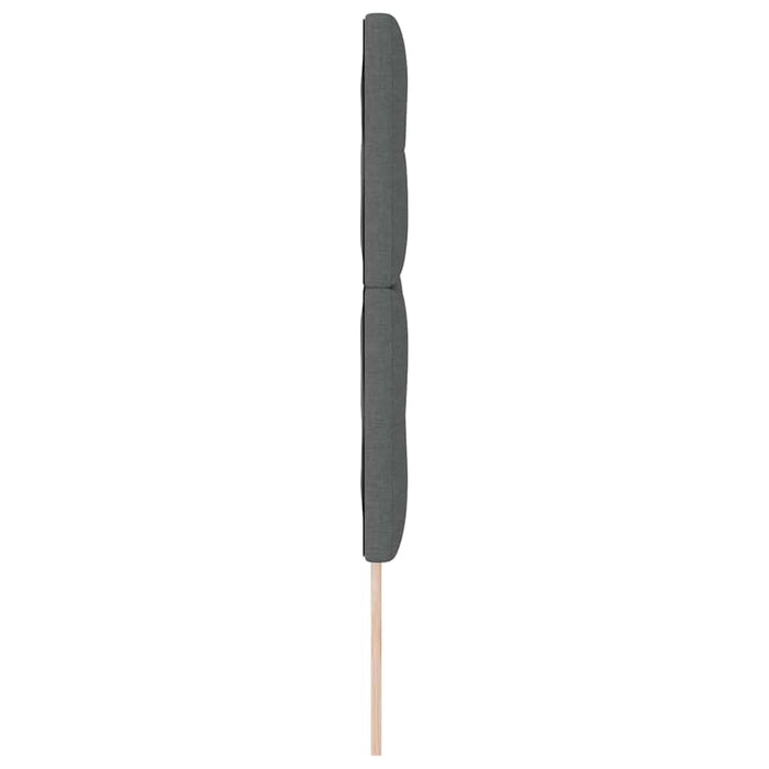 Tăblie cap cu headboard Manual Gri închis 140 cm țesătură - WALTI WALTI