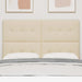 Tăblie cap cu headboard Crem 144 cm Piele artificială - WALTI WALTI