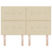Tăblie cap cu headboard Crem 144 cm Piele artificială - WALTI WALTI