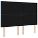 Tăblie cap cu headboard albastru 144 cm Piele artificială - WALTI WALTI