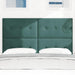 Tăblie cap cu headboard Verde închis 144 cm Piele artificială - WALTI WALTI