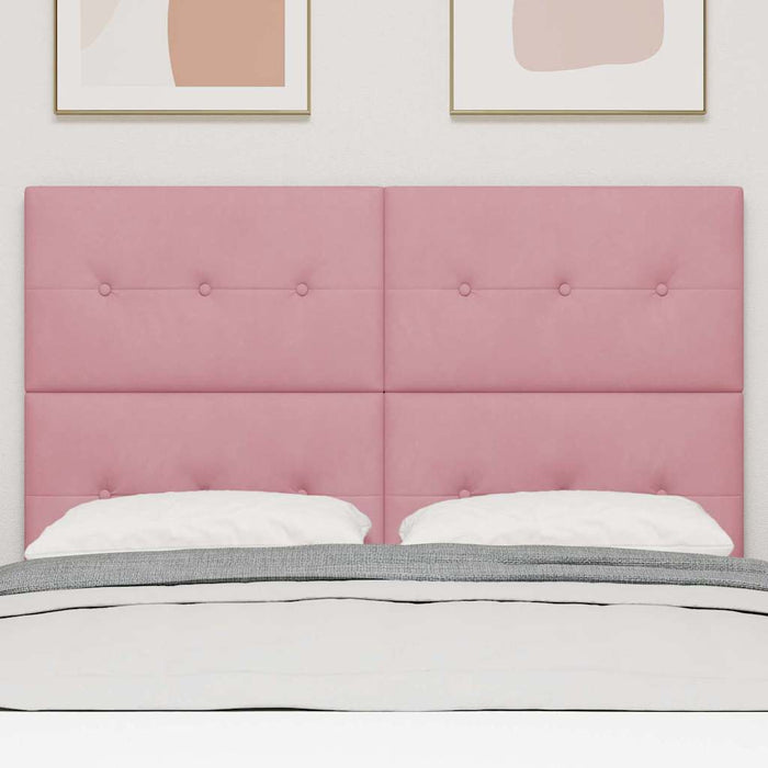 Tăblie cap cu headboard Roz 144 cm Piele artificială - WALTI WALTI