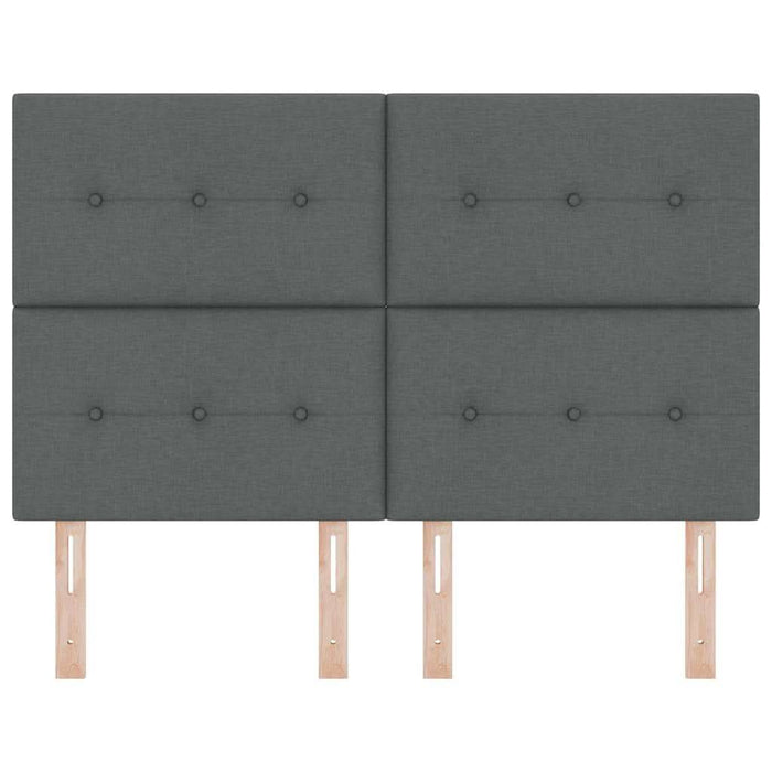 Tăblie cap cu headboard Manual Gri închis 160 cm țesătură - WALTI WALTI