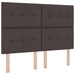Tăblie cap cu headboard Maro închis 160 cm Piele artificială - WALTI WALTI