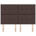 Tăblie cap cu headboard Maro închis 160 cm Piele artificială - WALTI WALTI