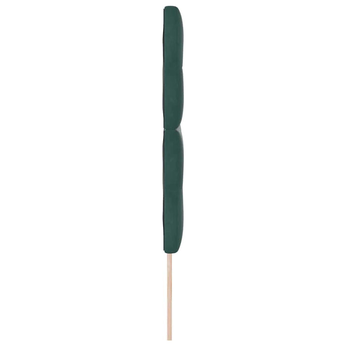Tăblie cap cu headboard Verde închis 160 cm Piele artificială - WALTI WALTI