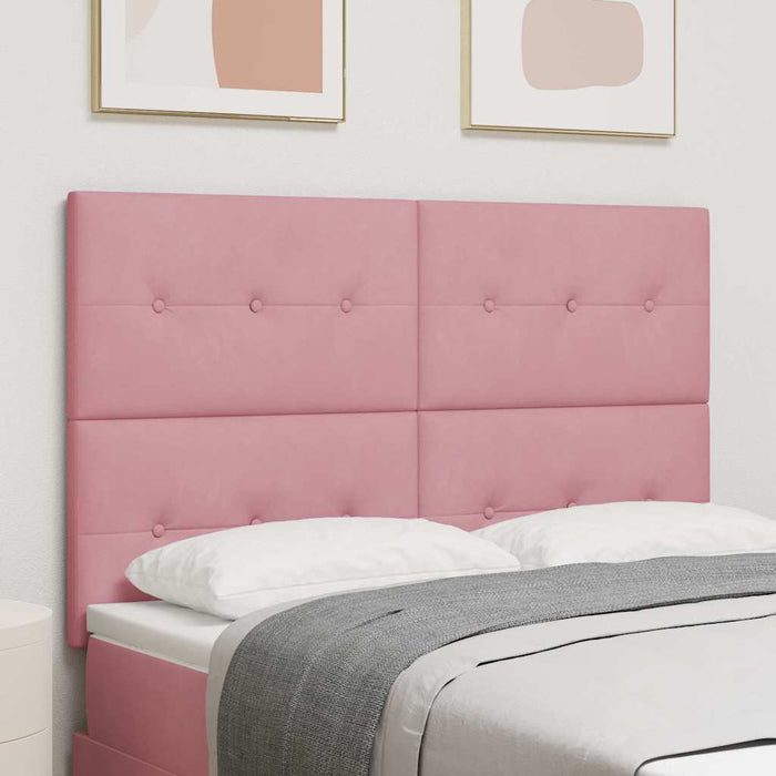 Tăblie cap cu headboard Roz 160 cm Piele artificială - WALTI WALTI