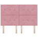 Tăblie cap cu headboard Roz 160 cm Piele artificială - WALTI WALTI