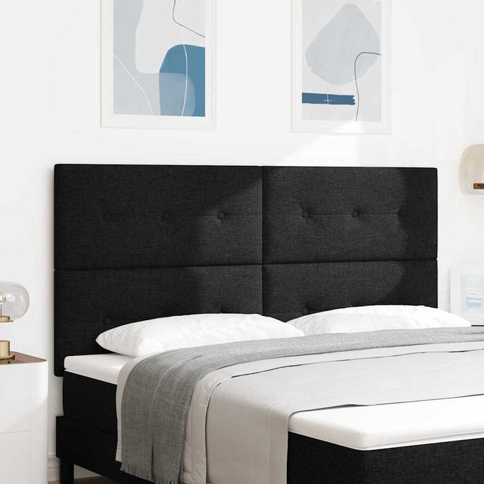 Tăblie cap cu headboard Negru 180 cm Piele artificială - WALTI WALTI