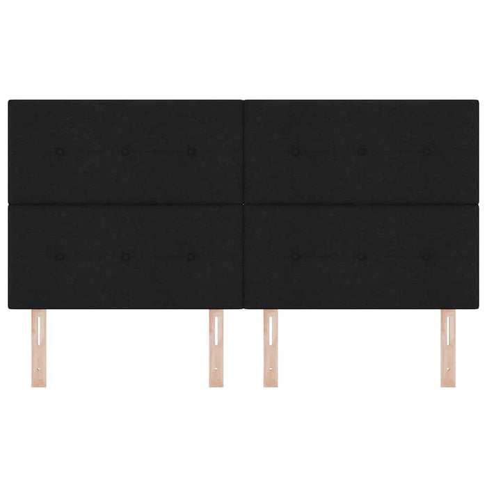 Tăblie cap cu headboard Negru 180 cm Piele artificială - WALTI WALTI