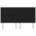 Tăblie cap cu headboard Negru 180 cm Piele artificială - WALTI WALTI