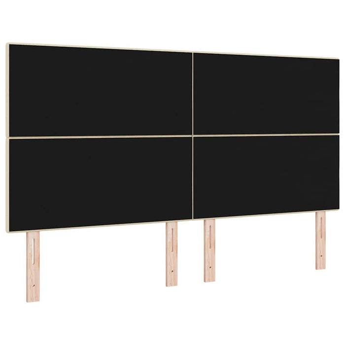 Tăblie cap cu headboard Crem 180 cm Piele artificială - WALTI WALTI
