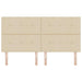 Tăblie cap cu headboard Crem 180 cm Piele artificială - WALTI WALTI
