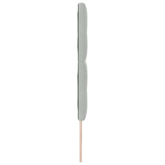 Tăblie cap cu headboard Gri deschis 180 cm Piele artificială - WALTI WALTI