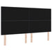 Tăblie cap cu headboard Gri închis 180 cm Piele artificială - WALTI WALTI