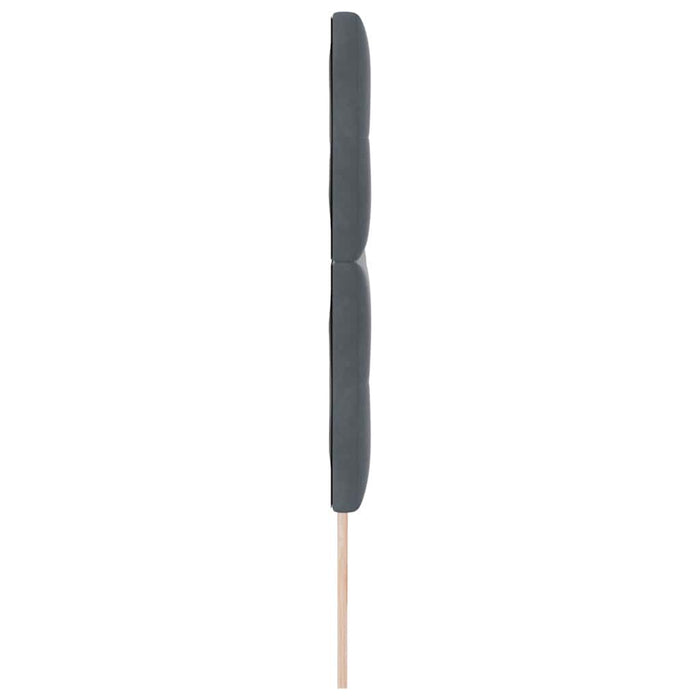 Tăblie cap cu headboard Gri închis 180 cm Piele artificială - WALTI WALTI