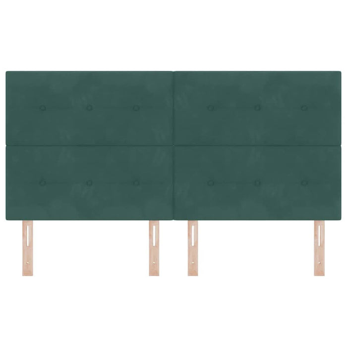 Tăblie cap cu headboard Verde închis 180 cm Piele artificială - WALTI WALTI