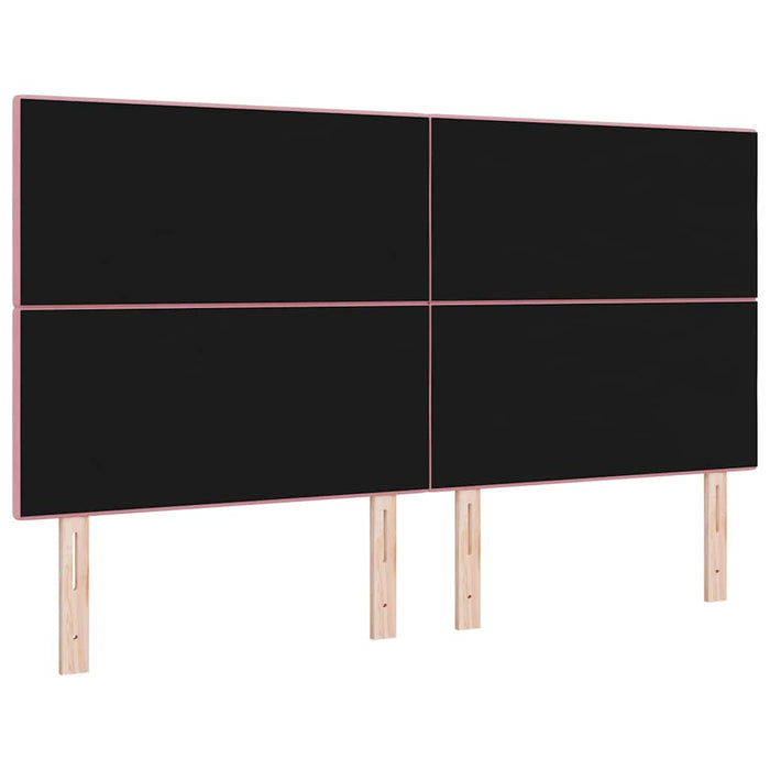 Tăblie cap cu headboard Roz 180 cm Piele artificială - WALTI WALTI