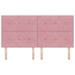 Tăblie cap cu headboard Roz 180 cm Piele artificială - WALTI WALTI