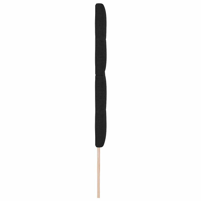 Cap de pat cu înălțime ajustabilă Negru 200 cm țesătură WALTI